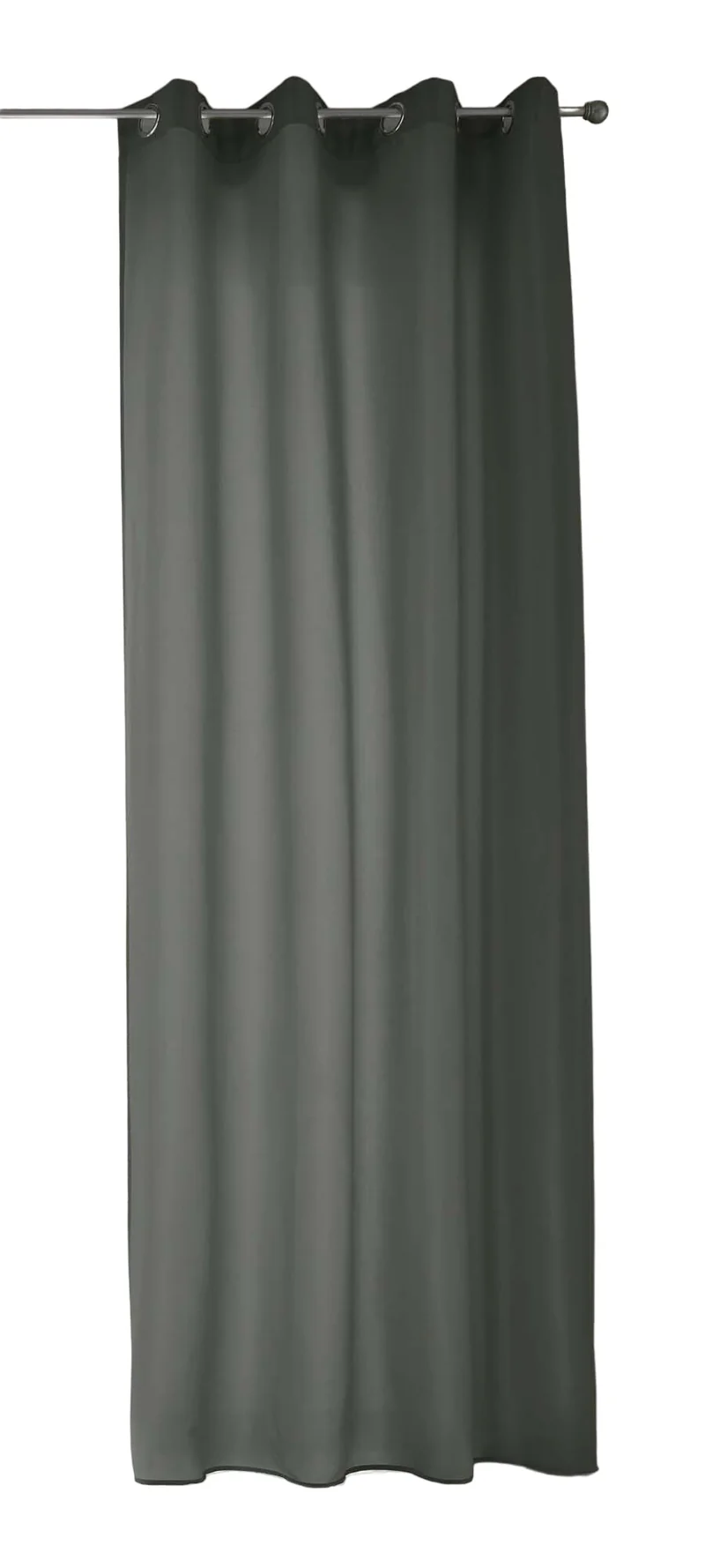 1er Set Vorhänge Schal Ösen »Berlin« Microsatin Lichtdurchlässig Uni Matt 20405N