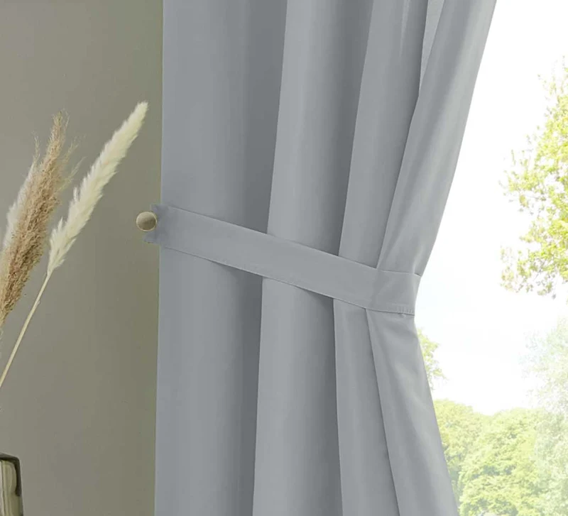 1er Set Vorhänge Schal Ösen »Berlin« Microsatin Lichtdurchlässig Uni Matt 20405N