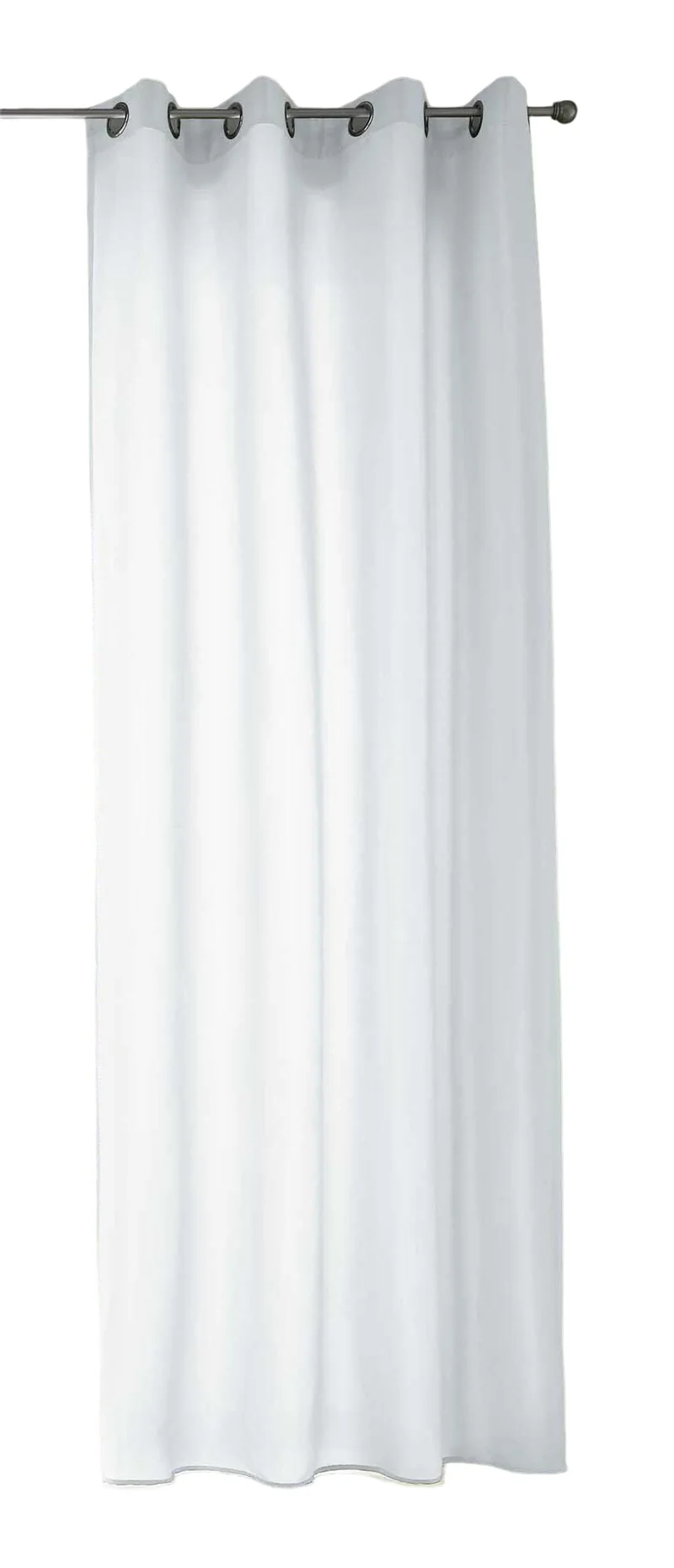 1er Set Vorhänge Schal Ösen »Berlin« Microsatin Lichtdurchlässig Uni Matt 20405N