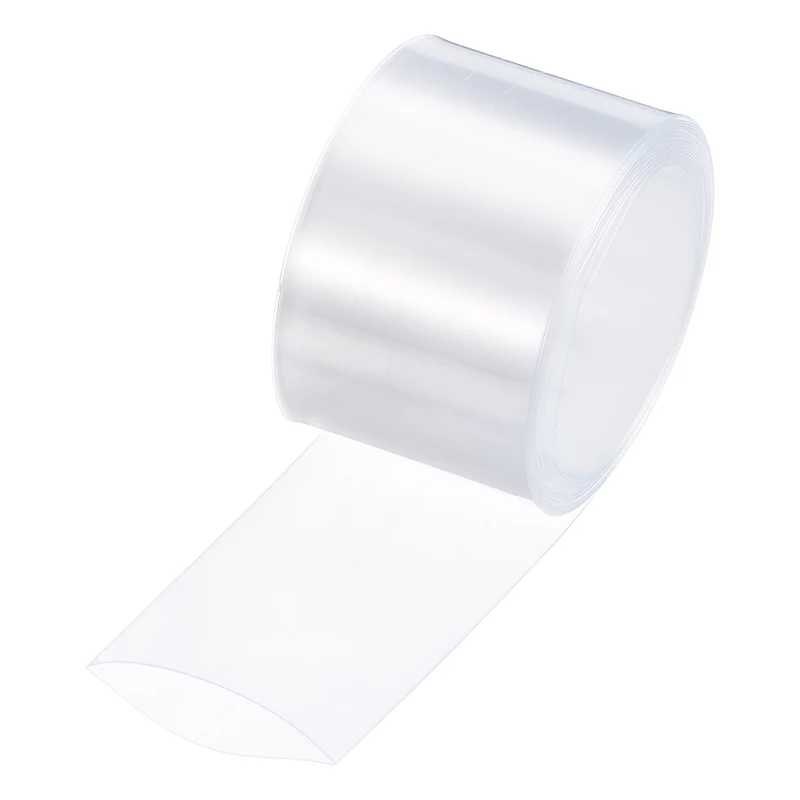 Battery Wrap, Heat Shrink Tubing, 36mm Flat Width 23mm ID, Transparent