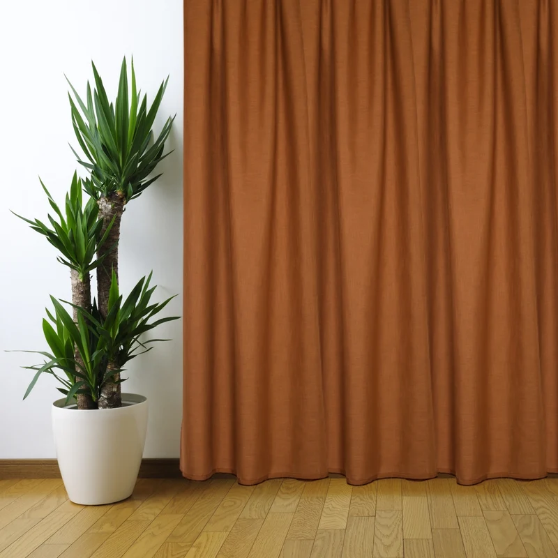 Verdunkelungsvorhang MODUS - terracotta - Kostenloses Stoffmuster