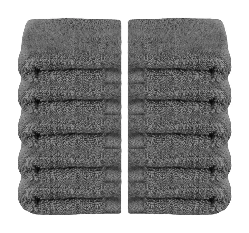 10er Set Waschhandschuhe Frottee Premium Qualität »Montreal« 500 g/m² 100% Bio Baumwolle Kuschelig Made in Green 2020100-10