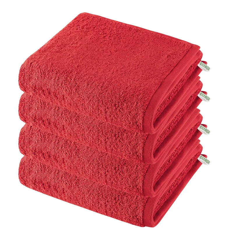 4er Set Handtücher Premium Qualität »Montreal« 500 g/m² 100% Bio Baumwolle Made in Green 2020102-4