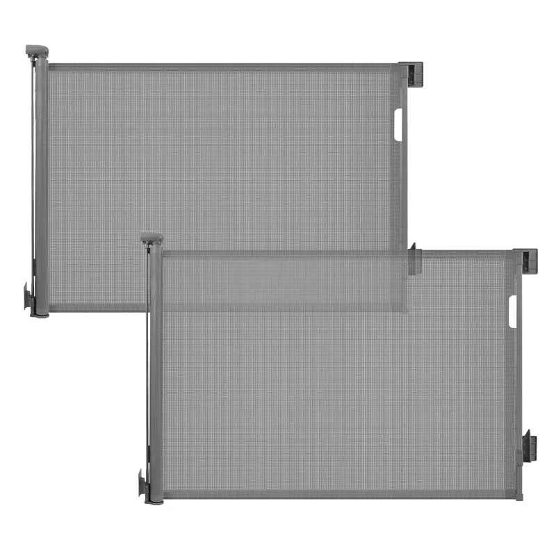 Sekey Ausziehbares Treppenschutzgitter 2er-Pack 0–150 cm × 97 cm – TÜV-zertifiziertes Türschutzgitter für Kinder & Haustiere, ohne Bohren, Sicherheitsgitter für Treppe und Tür