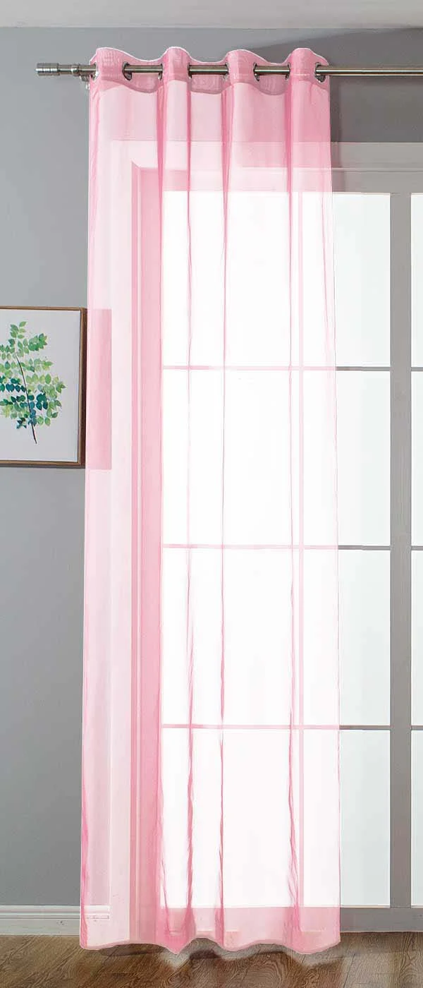 Ösenvorhang Transparent »Uni« Gardine Stores Vorhang Ösen Bleibandabschluß Wohnzimmer 20332-cn