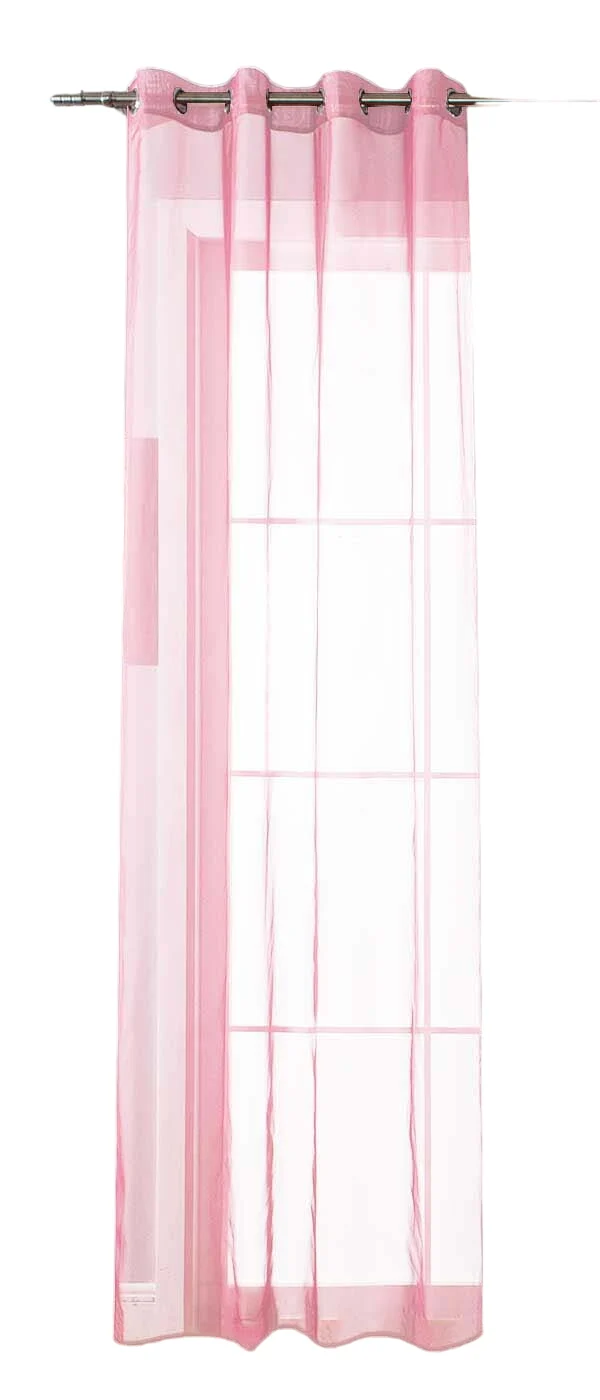 Ösenvorhang Transparent »Uni« Gardine Stores Vorhang Ösen Bleibandabschluß Wohnzimmer 20332-cn