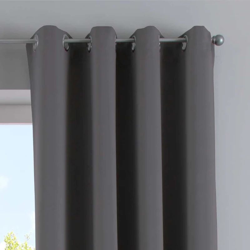 Vorhänge Blickdicht »NewYork« 2er-Pack Thermo-Gardinen Verdunkelungsvorhang Blackout Ösen schalldämmend UV-Schutz Raffhalter 201920600-2