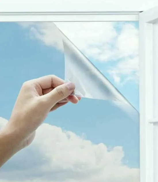 Fensterfolie selbsthaftend Sichtschutzfolie Anti-UV statische Haftung Folie selbstklebend 201916000