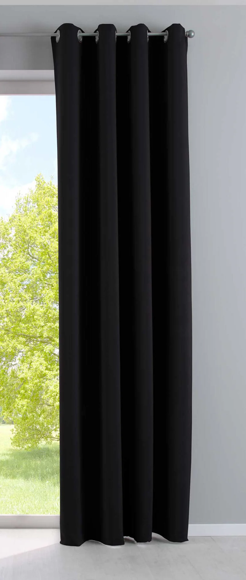 Vorhang Blickdicht »NewYork« 1er-Pack Thermo-Gardine Verdunkelungsvorhang Blackout Ösen schalldämmend UV-Schutz Raffhalter 201920600