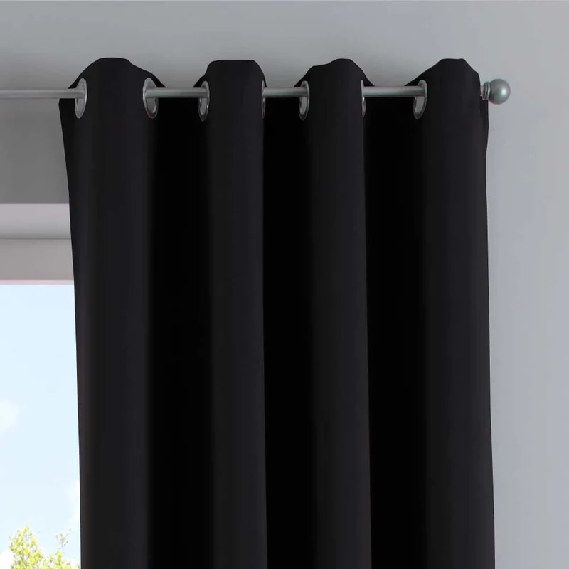 Vorhang Blickdicht »NewYork« 1er-Pack Thermo-Gardine Verdunkelungsvorhang Blackout Ösen schalldämmend UV-Schutz Raffhalter 201920600