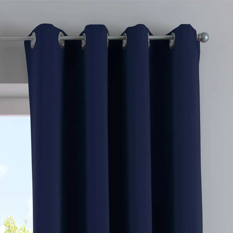 Vorhang Blickdicht »NewYork« 1er-Pack Thermo-Gardine Verdunkelungsvorhang Blackout Ösen schalldämmend UV-Schutz Raffhalter 201920600