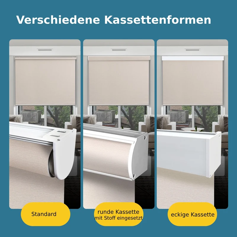 SmartWings festverdrahtete Rollos DC 12V 70% Verdunklung Essential