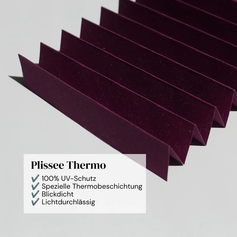 Plissee Thermo