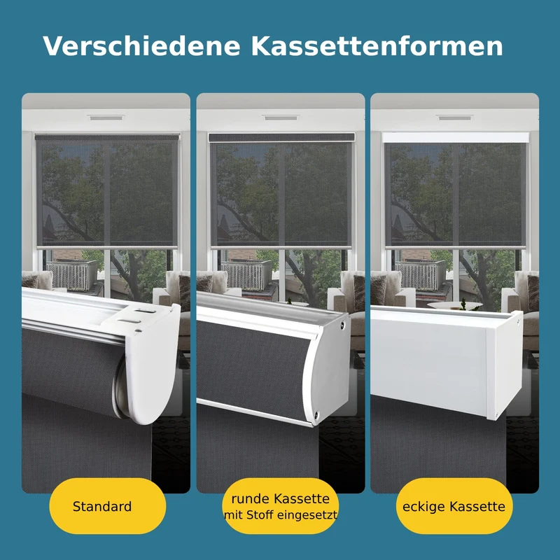 SmartWings festverdrahtete Rollos DC 12V 5% Öffnungsgrad Sonnenschutz Aventus