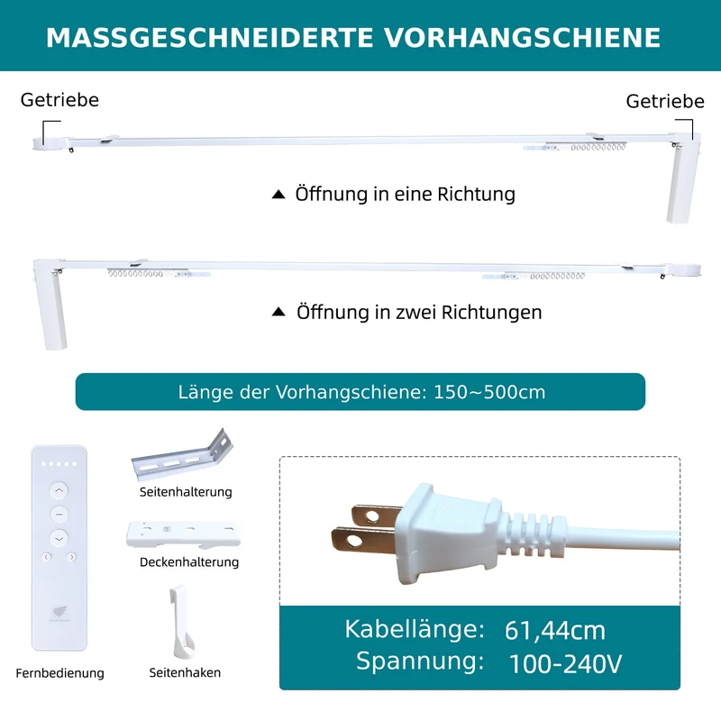 SmartWings motorisierte & elektrische Vorhänge 90% Verdunkelung