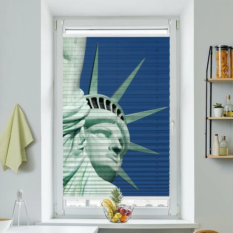 Wabenplissee Motiv "Liberty Freiheitsstatue New York"