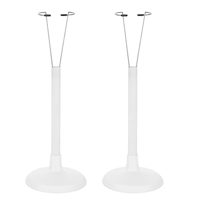 Fits Doll Adjustable Doll Stand Waist 1.2" - 2"(White, 2pcs)