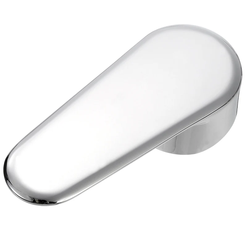 Faucet Lever Handle, 1Pcs 35mm Alloy Basin Mixer Faucet Tap Single Lever Handle Replacement for Kitchen Bathroom (Silver)