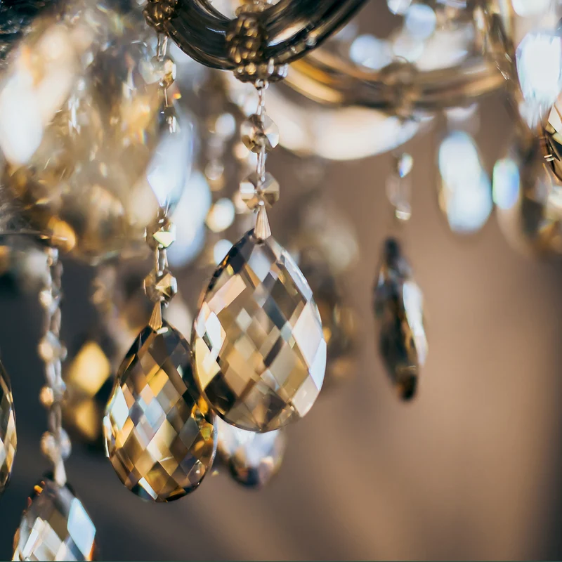 K9 Crystal Octagon Beads 2 Holes Pendants, 40 Pack 26mm, Clear