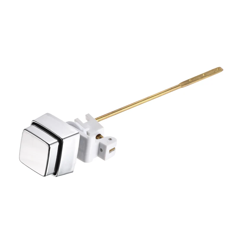 Toilet Tank Flush Lever Side Mount Toilet Trip Brass Lever Chrome Finish