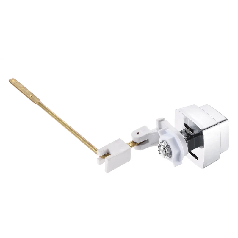 Toilet Tank Flush Lever Side Mount Toilet Trip Brass Lever Chrome Finish