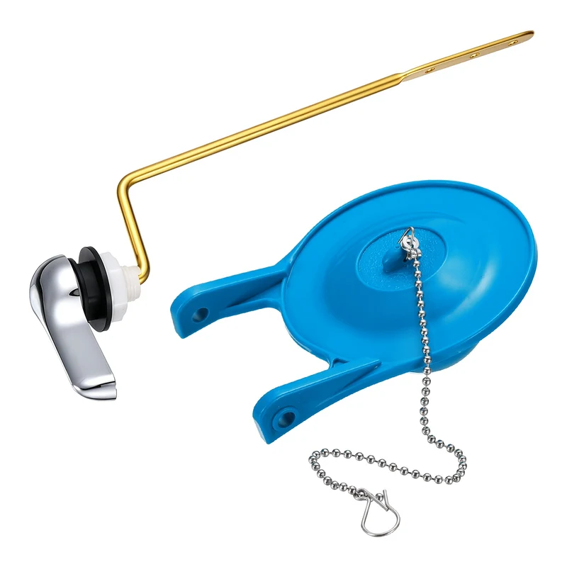 Toilet Handle Replacement Kit Side-Mount, 94mm Flapper, Blue