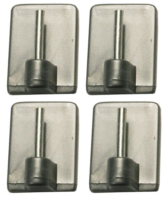 Klebeplatten für Vitragestangen, 4 Stück 121