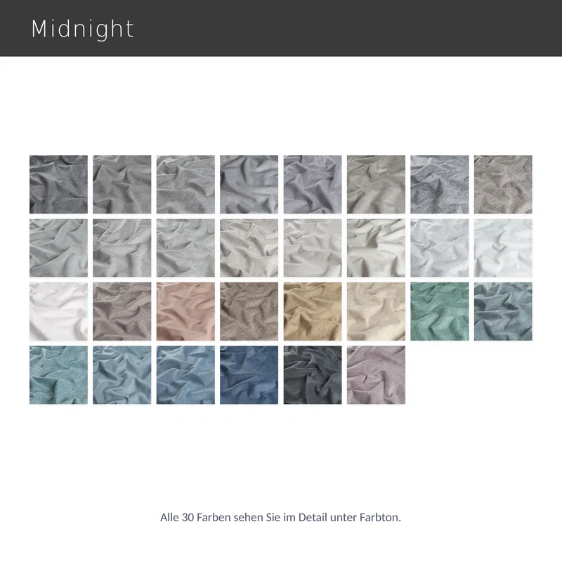 Midnight – hochwertiger Blackout-Vorhang nach Maß im natürlichen Hotel-Look