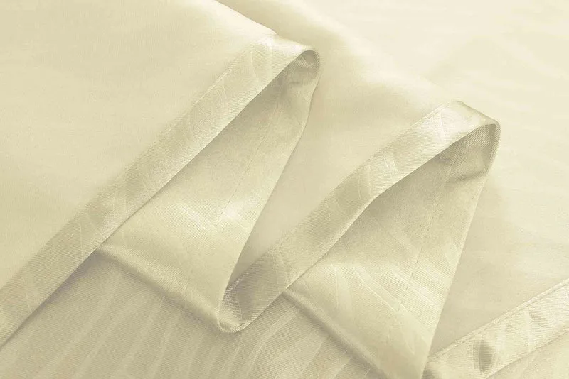 2er Set Satin Verdunkelung Vorhänge Emboss Reliefprägung bemustert Vorhang Gardine 20370-380