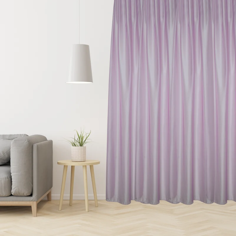 Rideau de jour violet Leif - violet - Kostenloses Stoffmuster