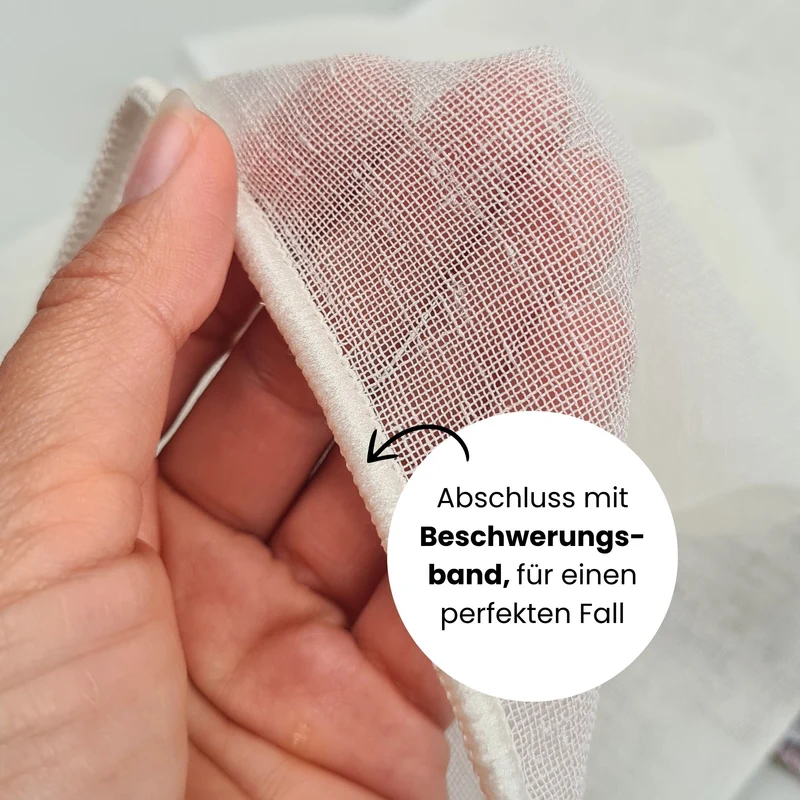 Tagesvorhang PAX - hellbeige - Kostenloses Stoffmuster
