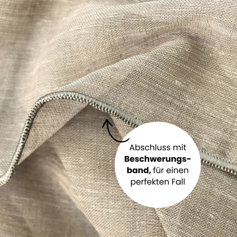 Tagesvorhang PAX - jute - Kostenloses Stoffmuster