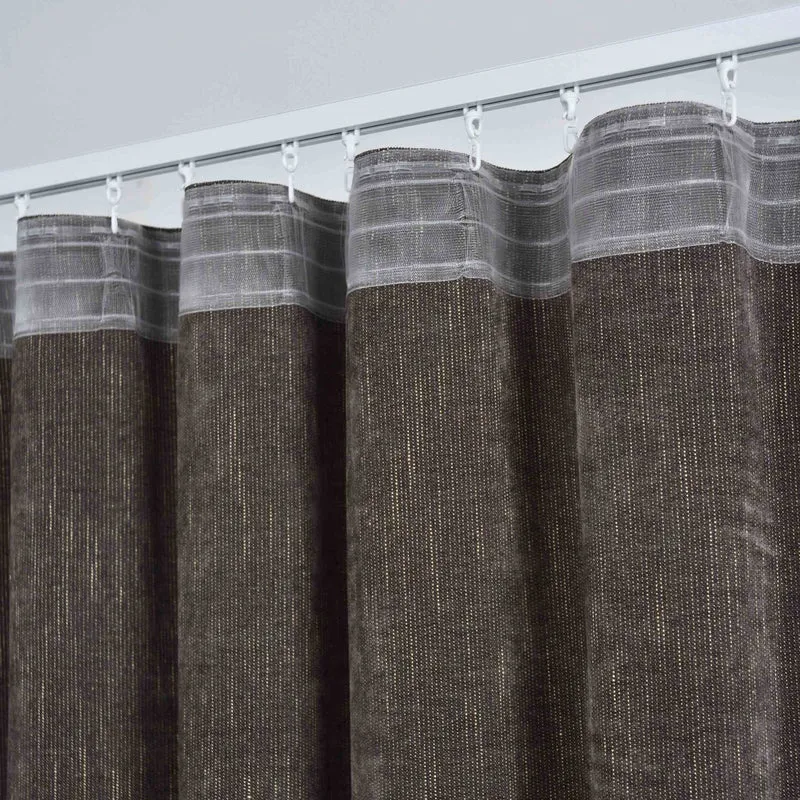 2er Set Jacquard Vorhänge mit Lurex-Effektgarn »HAVANNA« Multiband-Aufhängung: Luxus für Ihr Zuhause 2023340-2