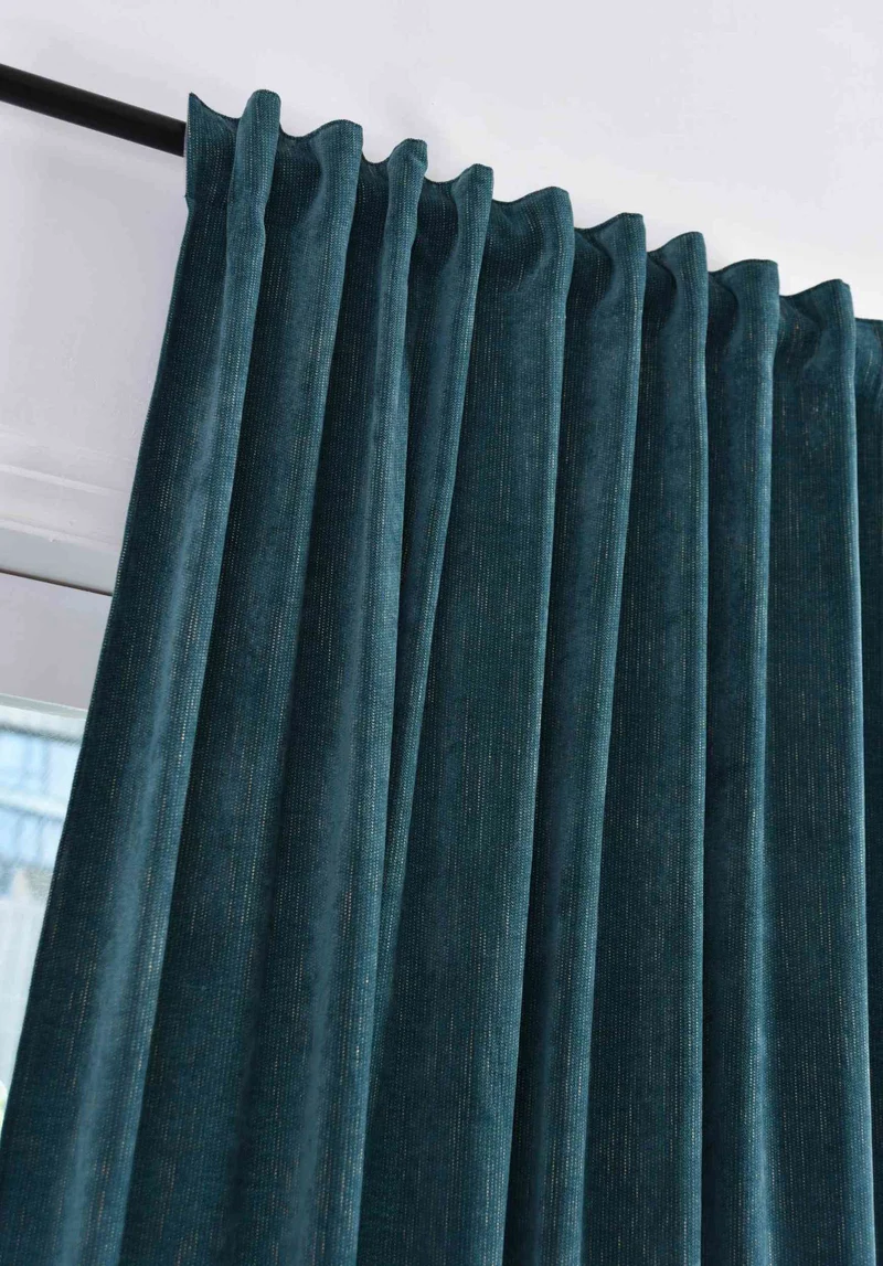 2er Set Jacquard Vorhänge mit Lurex-Effektgarn »HAVANNA« Multiband-Aufhängung: Luxus für Ihr Zuhause 2023340-2