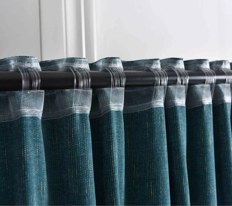 2er Set Jacquard Vorhänge mit Lurex-Effektgarn »HAVANNA« Multiband-Aufhängung: Luxus für Ihr Zuhause 2023340-2