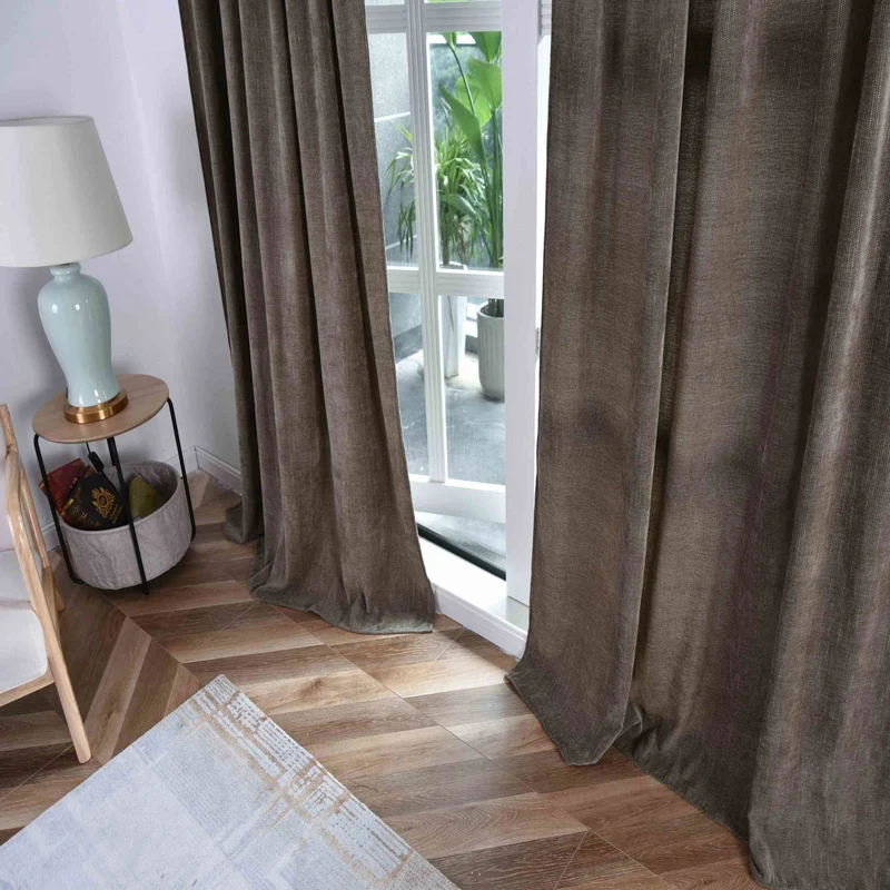 2er Set Jacquard Vorhänge mit Lurex-Effektgarn »HAVANNA« Multiband-Aufhängung: Luxus für Ihr Zuhause 2023340-2