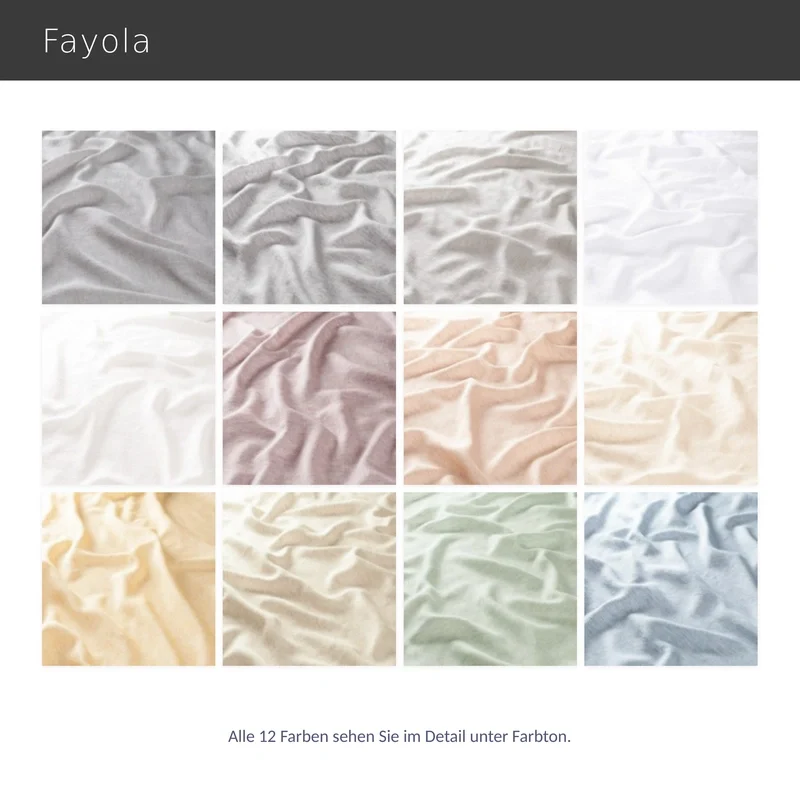Fayola – halbtransparenter Vorhang nach Maß aus hochwertiger moderner Leinenmischung