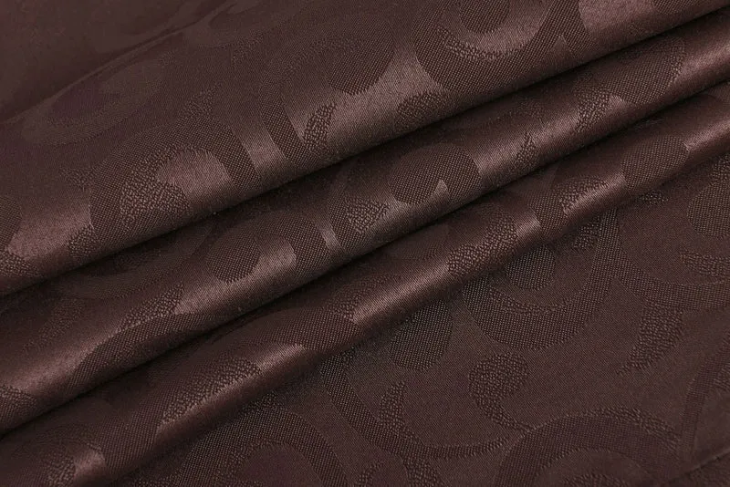 Halley Damast Gardinen Set, 5 Teile, eingenähtes Kräuselband bewährte Jacquard Qualität, blickdicht 20108