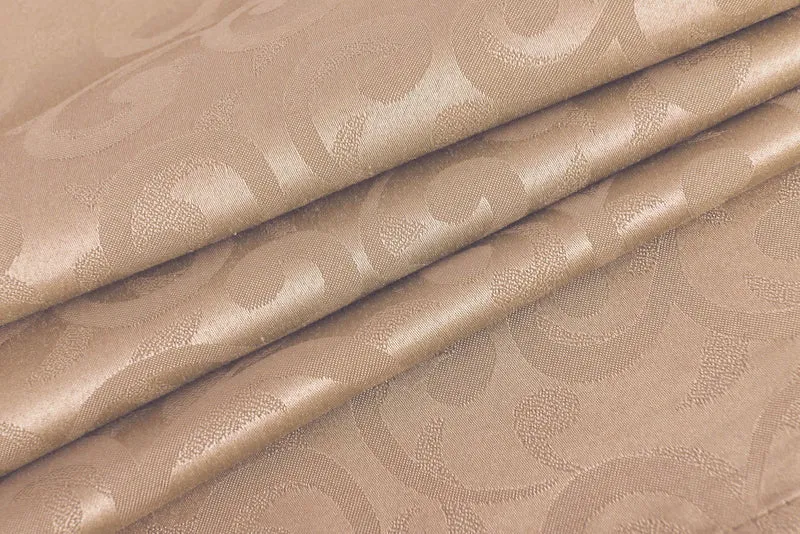 Halley Damast Gardinen Set, 5 Teile, eingenähtes Kräuselband bewährte Jacquard Qualität, blickdicht 20108