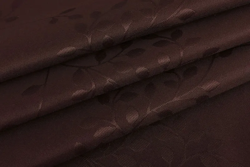 Yasmin Damast Gardinen Set, 5 Teile, eingenähtes Kräuselband bewährte Jacquard Qualität, blickdicht 20107