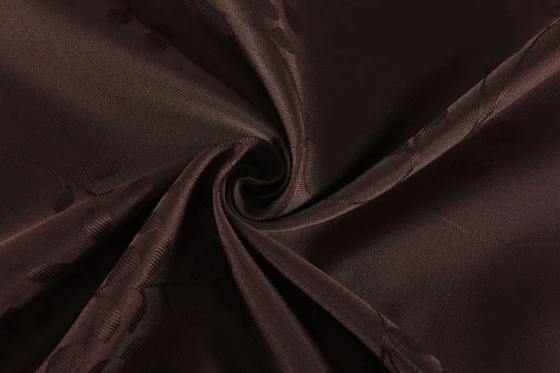 Yasmin Damast Gardinen Set, 5 Teile, eingenähtes Kräuselband bewährte Jacquard Qualität, blickdicht 20107
