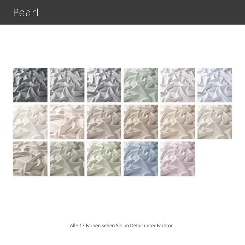 Pearl – halbtransparenter Vorhang nach Maß mit leichtem Chintz-Seidenglanz nach Maß