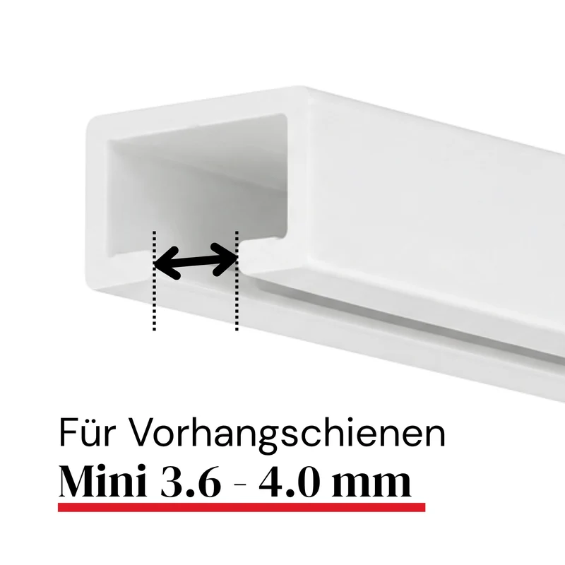 Reiniger für Vorhangschienen Mini 3.6-4.0mm