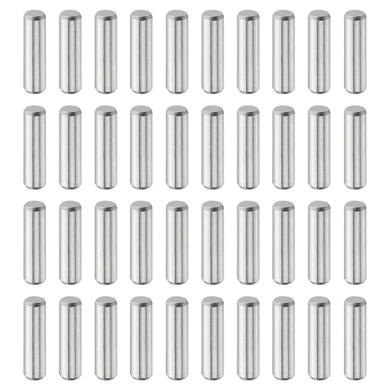 40 Pcs 4 mm x 15 mm Dowel Pins, 316L Stainless Steel Shelf Support Peg Pin