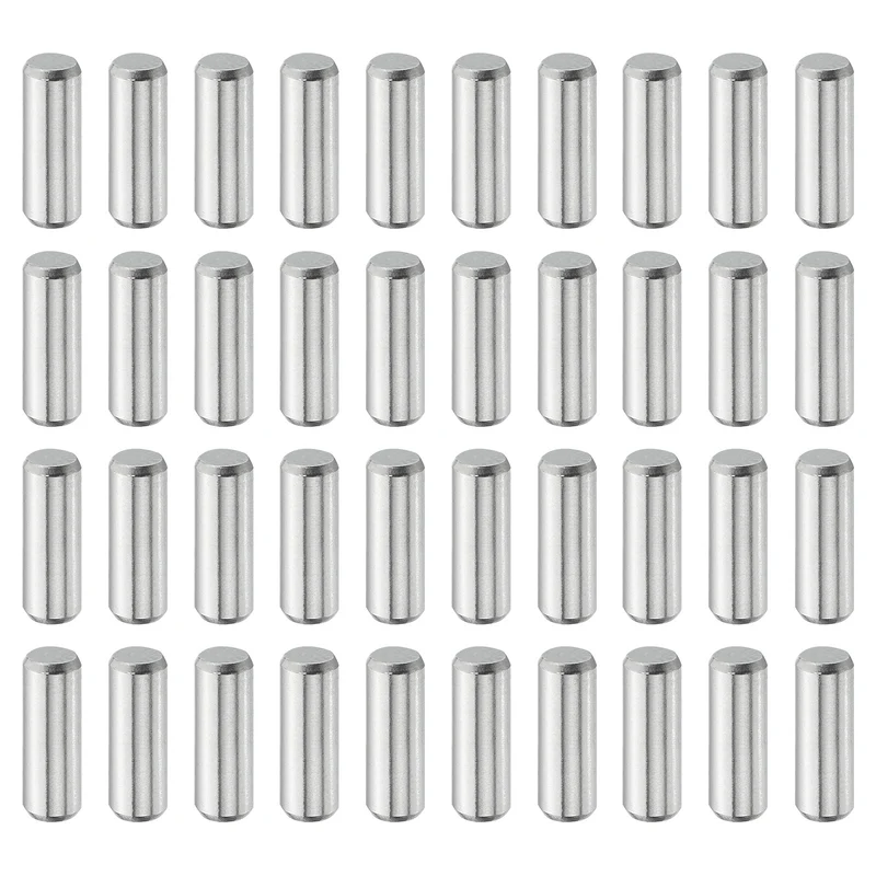 40 Pcs 4 mm x 12 mm Dowel Pins, 316L Stainless Steel Shelf Support Peg Pin