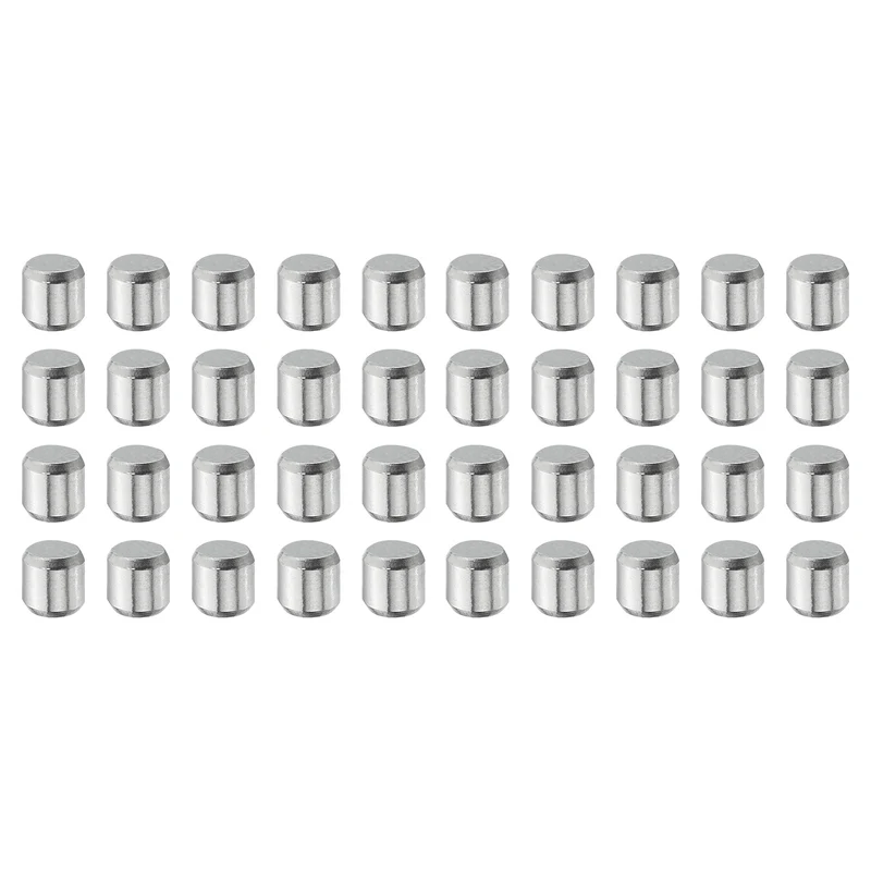 40 Pcs 4 mm x 5 mm Dowel Pins, 316L Stainless Steel Shelf Support Peg Pin