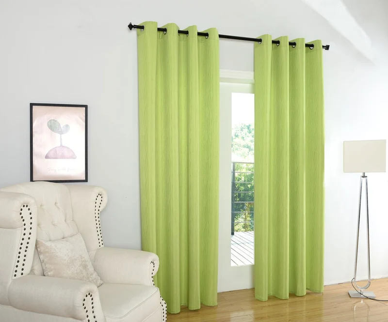 Vorhang Jacquard Deko Gardine Ösen feine Musterung blickdicht lichdurchlässig (Höhe x Breite cm) 20480