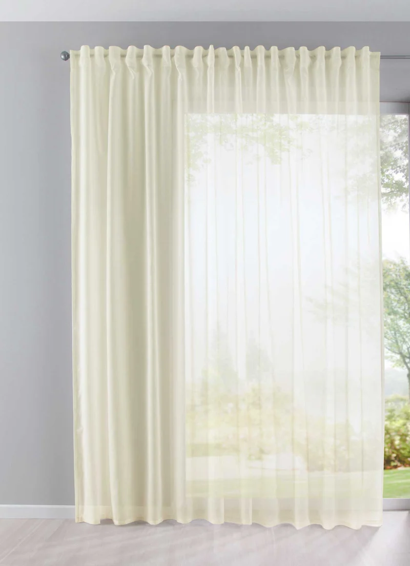 Gardine Store »BATIST« Cotton Look transparent Multiband verdeckte Schlaufen Universalband 61500