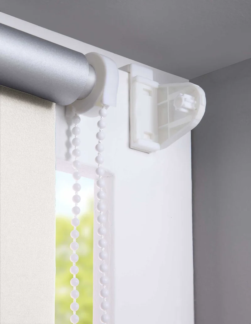 Thermo Seitenzugrollo Klemmfix Kettenzug Rollo Easyfix mit Thermobeschichtung energie sparend 62400