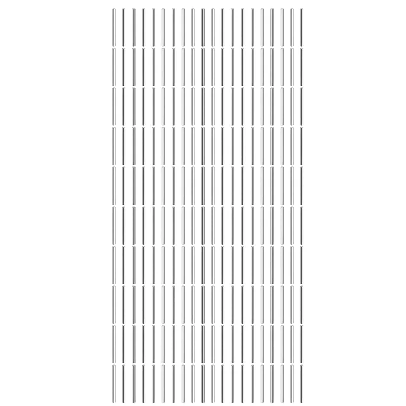 200Pcs 2 x 30mm Dowel Pins 304 Stainless Steel Shelf Support Peg Pin Silver